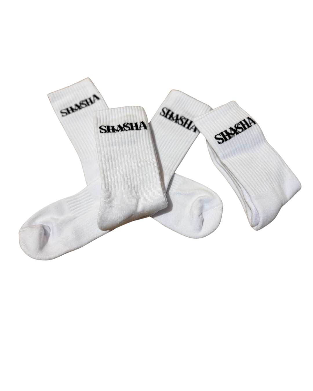 SHASHA Cushioned Crew Socks 3-Pack